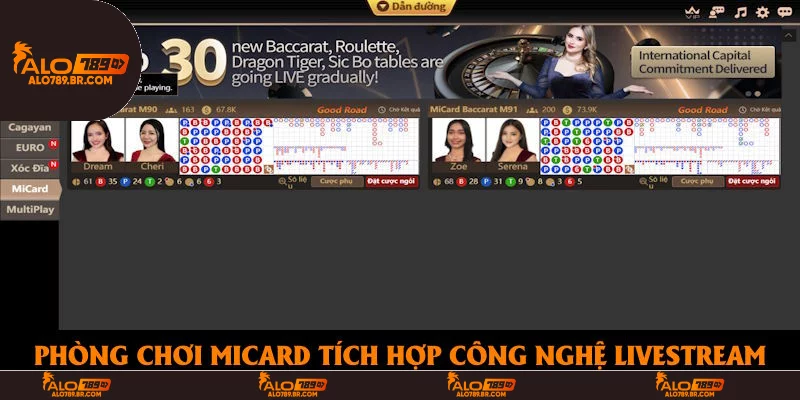 Phòng chơi Micard tích hợp công nghệ livestream