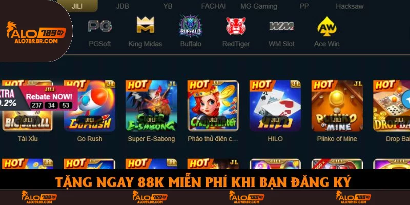 Tặng ngay 88K miễn phí khi bạn đăng ký tài khoản