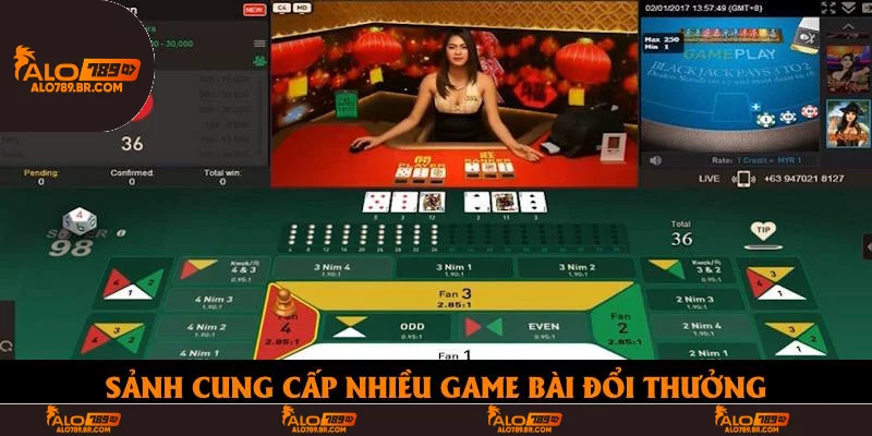 Sảnh cung cấp nhiều game bài đổi thưởng Sảnh cung cấp nhiều game bài đổi thưởng
